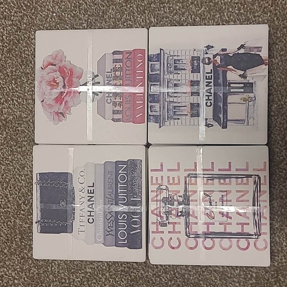 NWT Fashion Coaster Sets by Amanda Greenwood